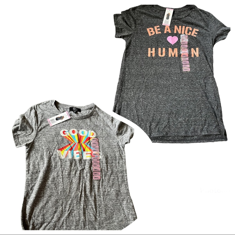 Womens Set of Two NWT T shirts Size S